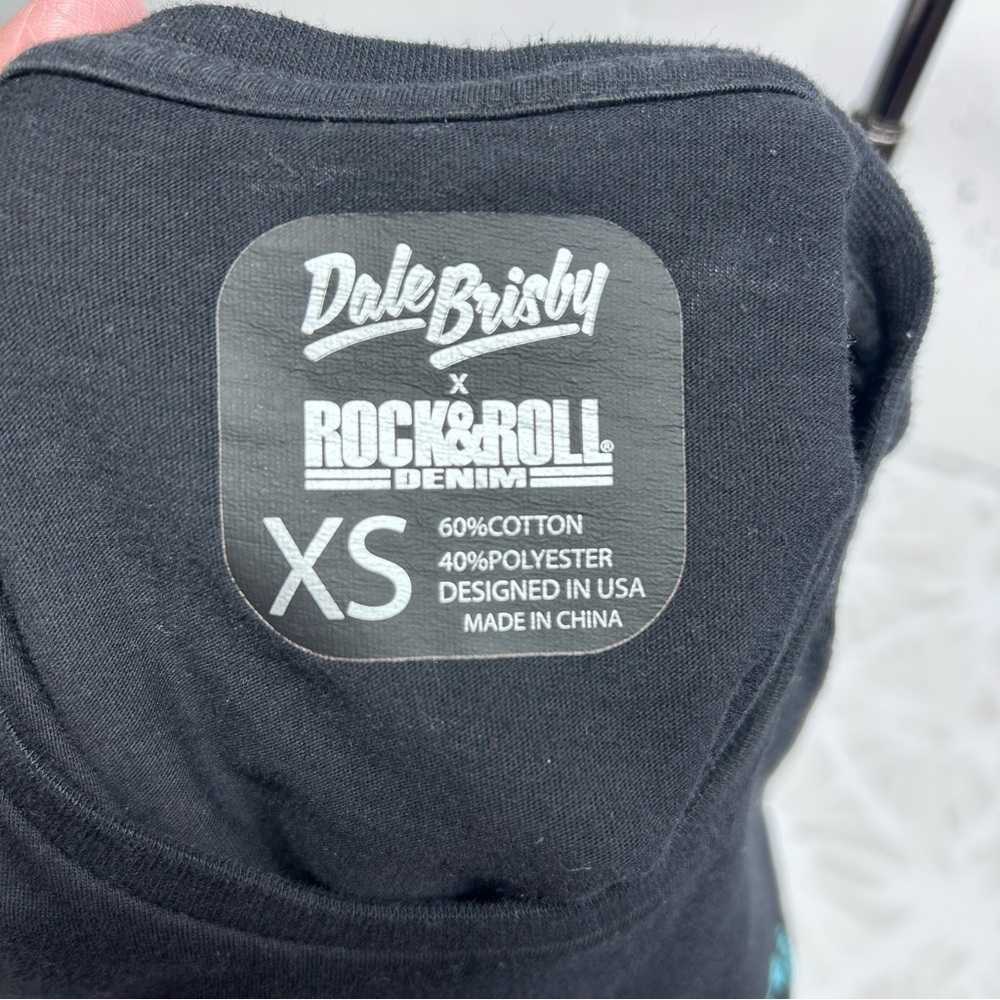 Dale Brisby x Rock & Roll Denim Rodeo Time Graphic Short Sleeve Tee XS - Picture 5 of 6